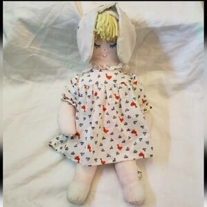 Vintage Ragdoll Eden Toys Prairie Girl 15" Cottage